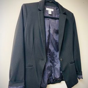Black H&M Fitted Blazer